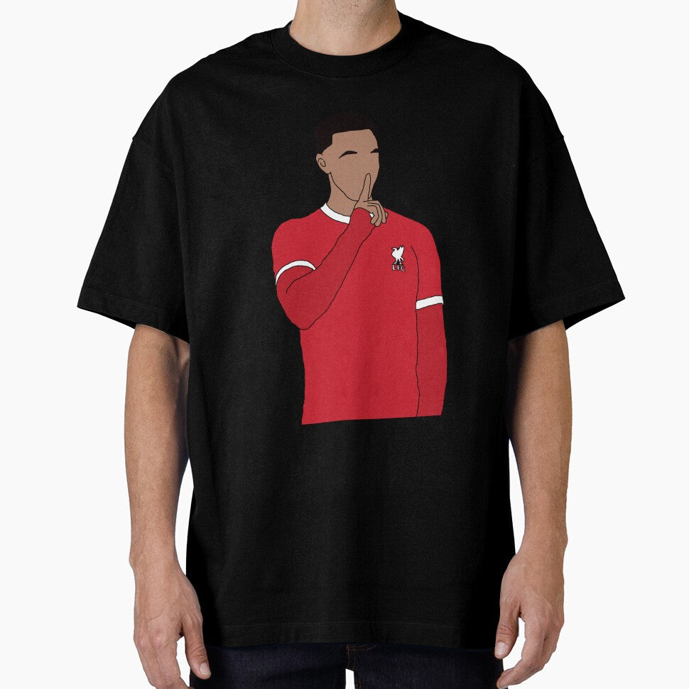 Trent Alexander-Arnold Shush by Three Word Doodles