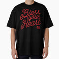 Bless Your Heart - Red Oversized T-Shirt Hoodie, Sweatshirt | PureTeeCo.com