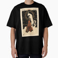 Capricorn Celestial Zodiac Art Print Oversized T Shirt Hoodie, Sweatshirt | PureTeeCo.com