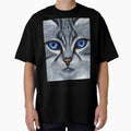 American Shorthair Cat Elegant Cute Cat 51 Oversized T Shirt Hoodie, Sweatshirt | PureTeeCo.com