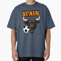 Spain Football Bull Mascot Sport Logo by Sarah'sCreativeLab