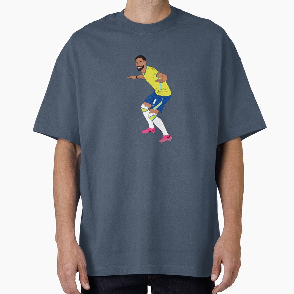 Matheus Cunha Brazil Goal Celebration Surfing Minimalist by Hevding