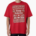 Hopp Schwiiz knitting design with cow and mountains by Mauswohn