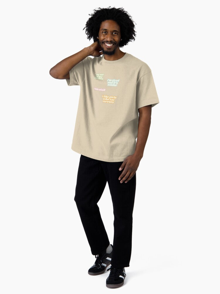 1D funny quotes Oversized T-Shirt Hoodie, Sweatshirt | PureTeeCo.com (Image 4)