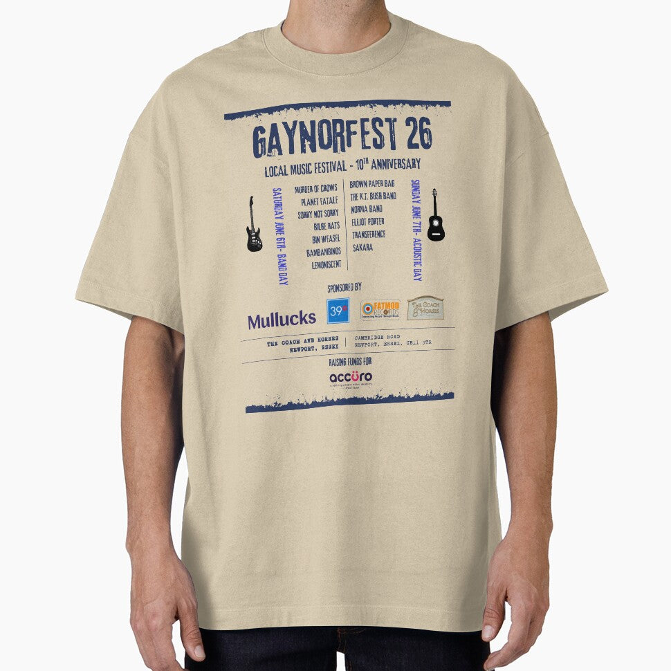 Gaynorfest 26 Festival  Merch by SoSorryNotSorry