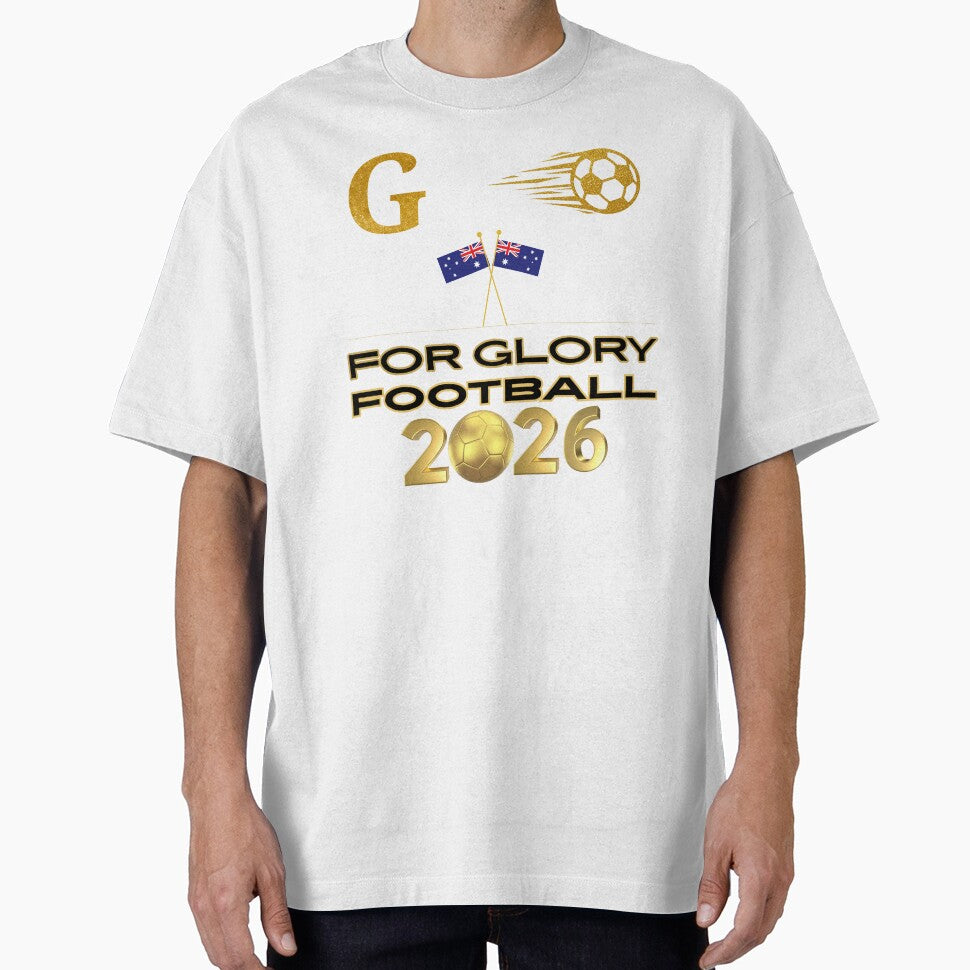 Australia Football 2026 For Glory | Australian Soccer Fan Gift | Football Supporter Pride | Gold Sports Design by Art IN Pack