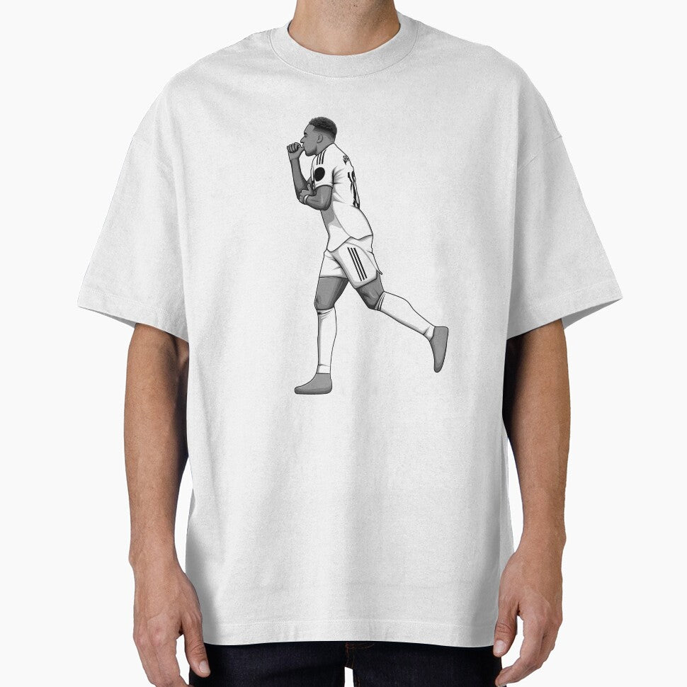 Kylian Mbappe Black and White Version by Aldduardo