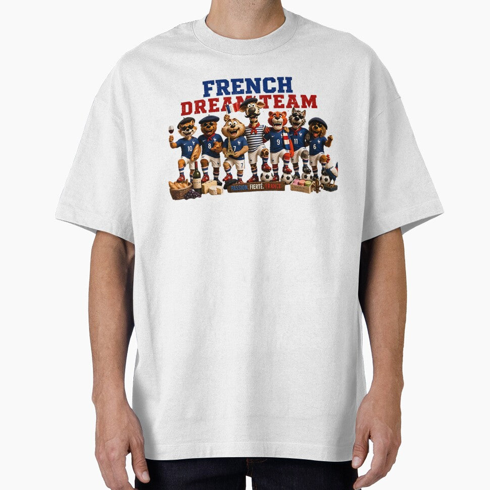 French Dream Team Soccer Fans – Funny France World Cup Supporter Mascots by WabiSabiSjak