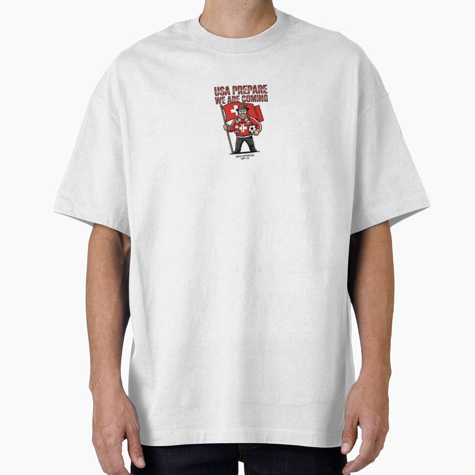 Switzerland Soccer Fans 2026 Sticker We Are Coming by Imaginarium of Chaos falcon88