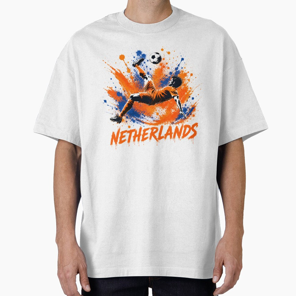 Netherlands Soccer Fan T-Shirt | Bright Orange Football Pride Tee | Dutch Fan Gift 2026 by 3ac-Arts