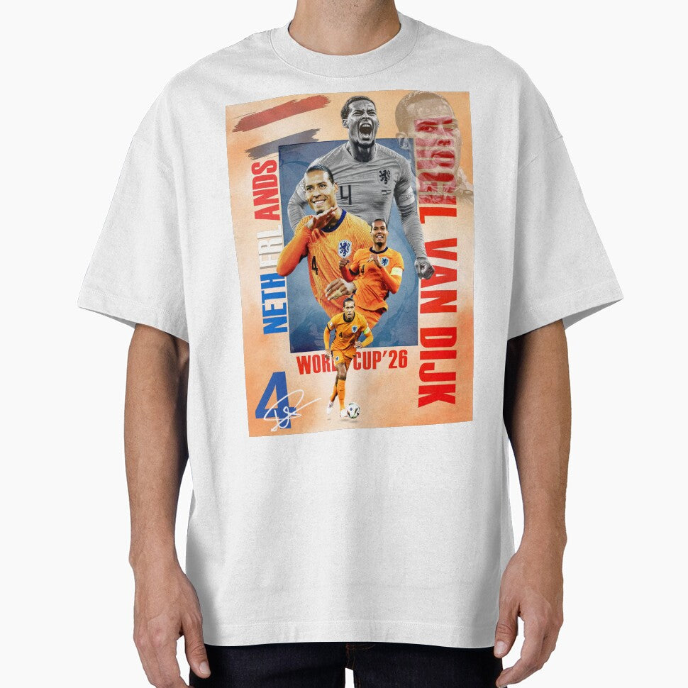 Virgil van Dijk Netherlands Poster - Oranje Football Art Print by Af-RT10