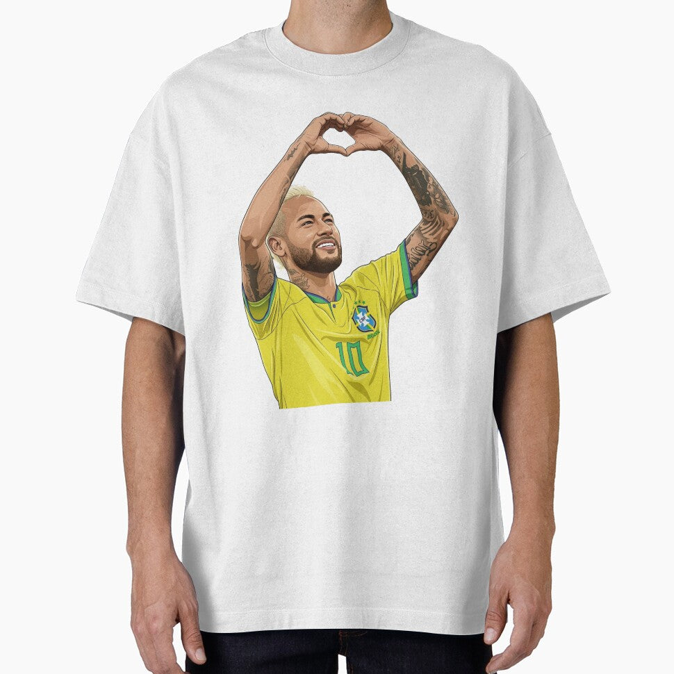 Brazil Football Star Heart Celebration by shoppypod