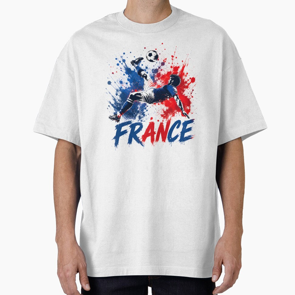 France Soccer Fan T-Shirt | Blue White Red Football Pride Tee | French Fan Gift 2026 by 3ac-Arts