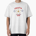 Croatia Football Vintage Tee 2026 by C & T ArtLab