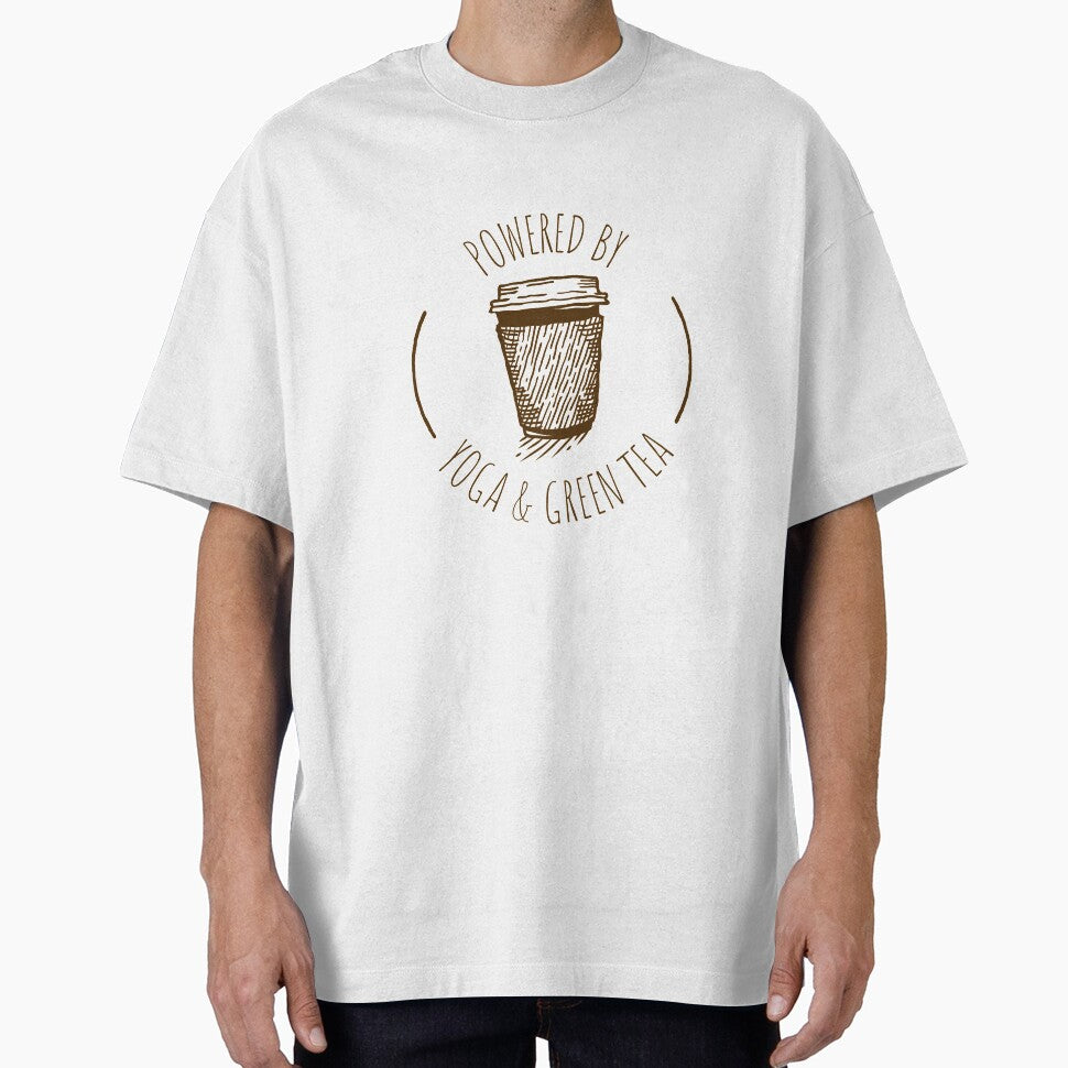 Powered By Yoga and Green Tea by RiseandShineTee