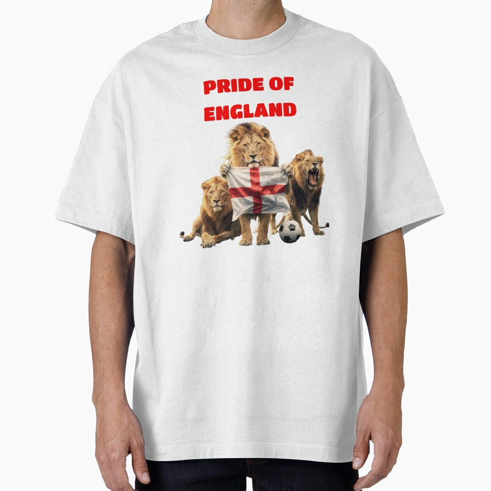 England Supporter Three Lions Shirt World Cup 2026 by Lola Style