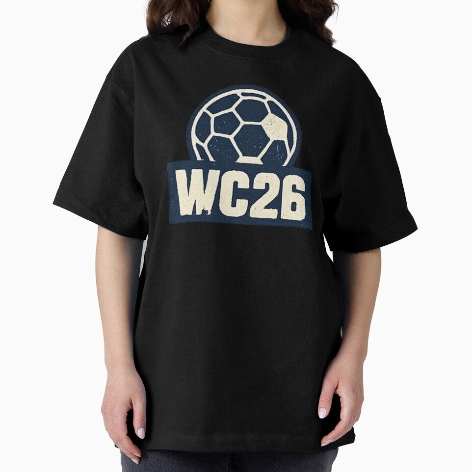 WC26 Retro Soccer Ball Vintage Football Fan Design by NeO² Studio