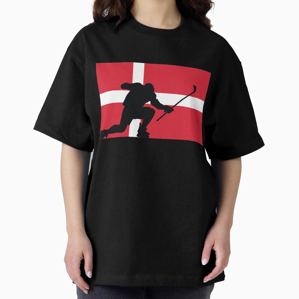 Hockey Denmark Silhouette Celebration by CanvasTee