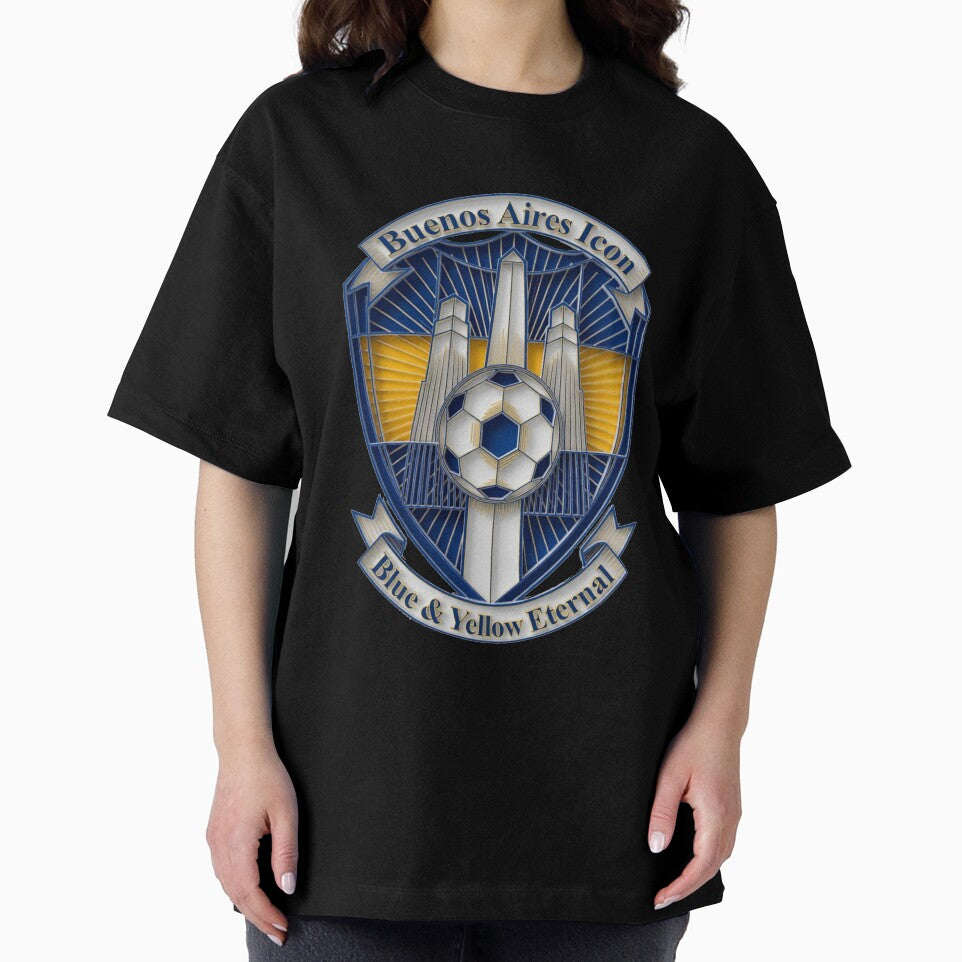 Buenos Aires Heritage T-Shirt, Blue & Yellow Eternal Mug, Porteño City Pride Gift by YMLux