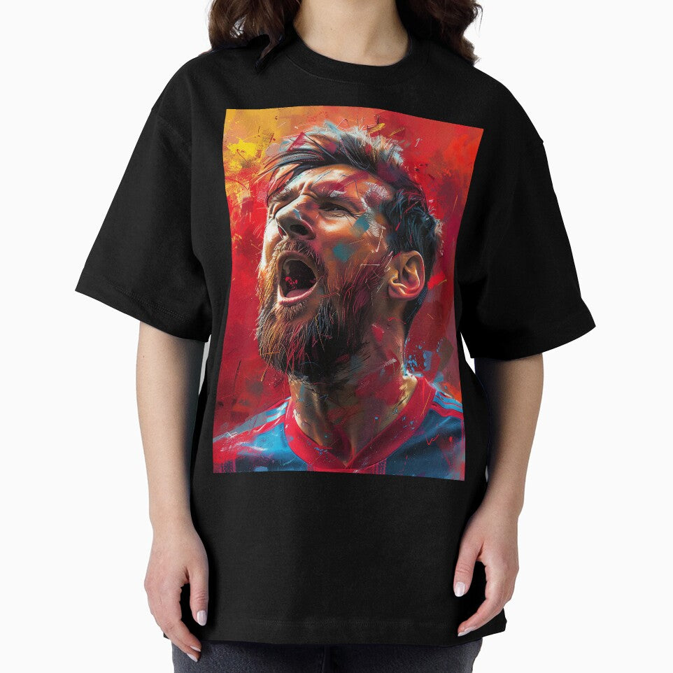 Messi Colorpainting Art by Tokyo Retro