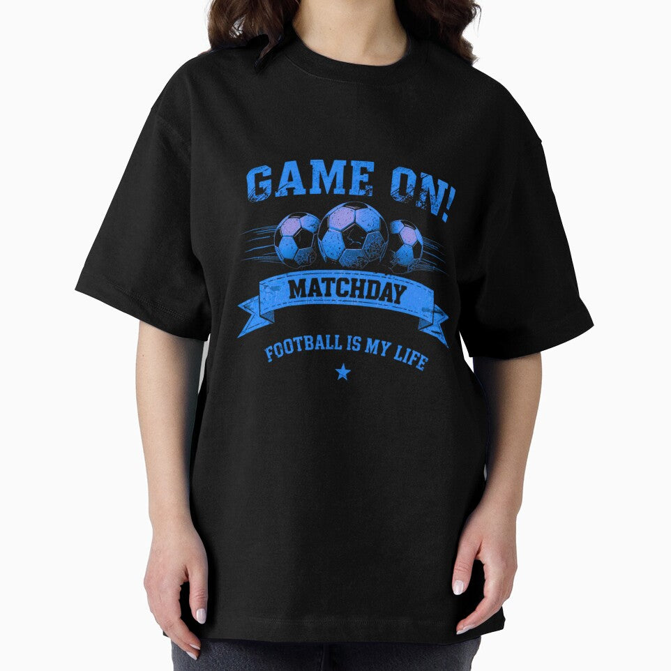 Game On Matchday Football Is My Life Retro Soccer by PACS0011