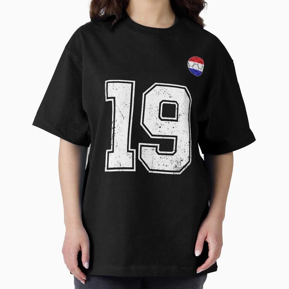 Netherlands Soccer Number 19 Vintage Sports Fan by LiviuGligoros