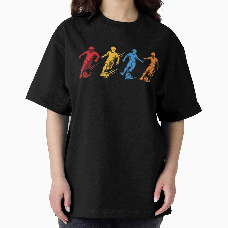 Dynamic Soccer Players Colorful Football Sports Art by haitrieuic96