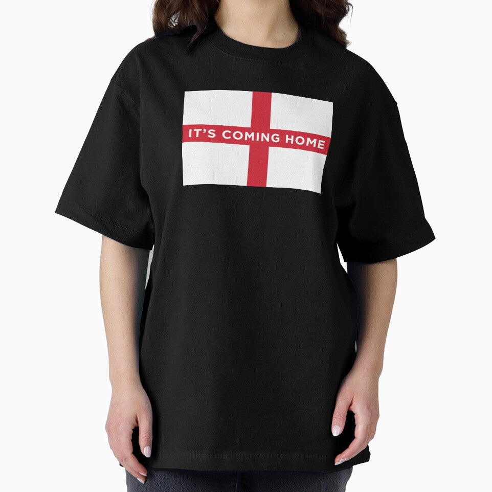 It's Coming Home England Flag (On Red) by STUDIO-72