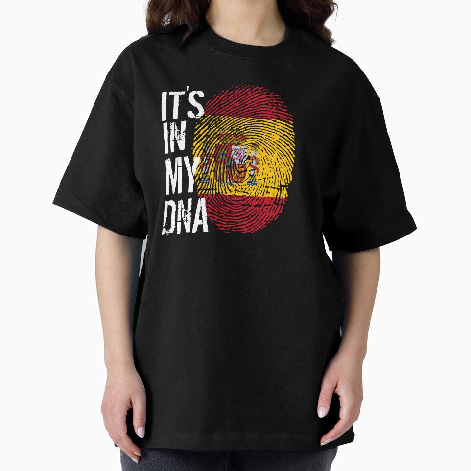 Spain Flag Fingerprint - It's in my DNA Spanish by PartyShirts1