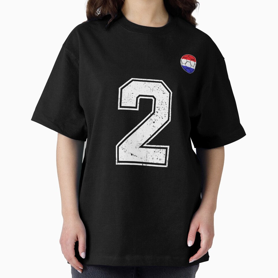 Netherlands Soccer Number 2 Vintage Sports Fan by LiviuGligoros