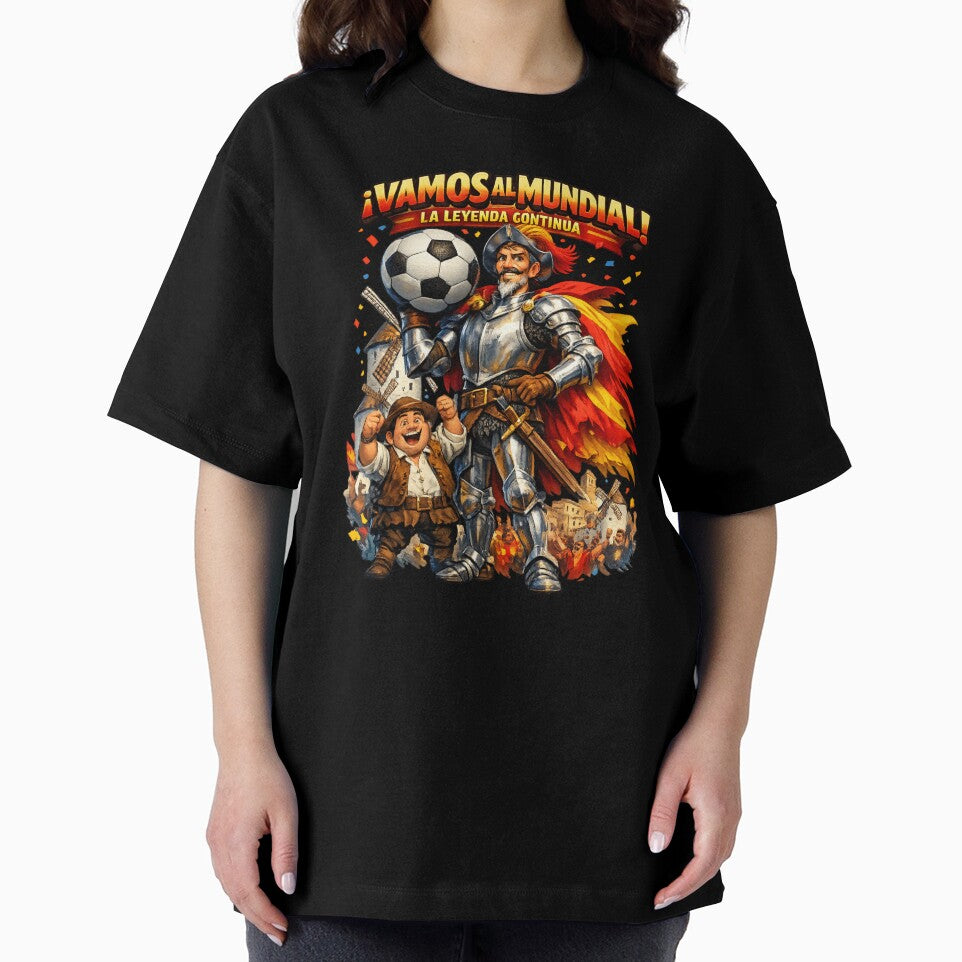 Spain World Cup 2026 Don Quixote Fan Shirt by Retro Arabica