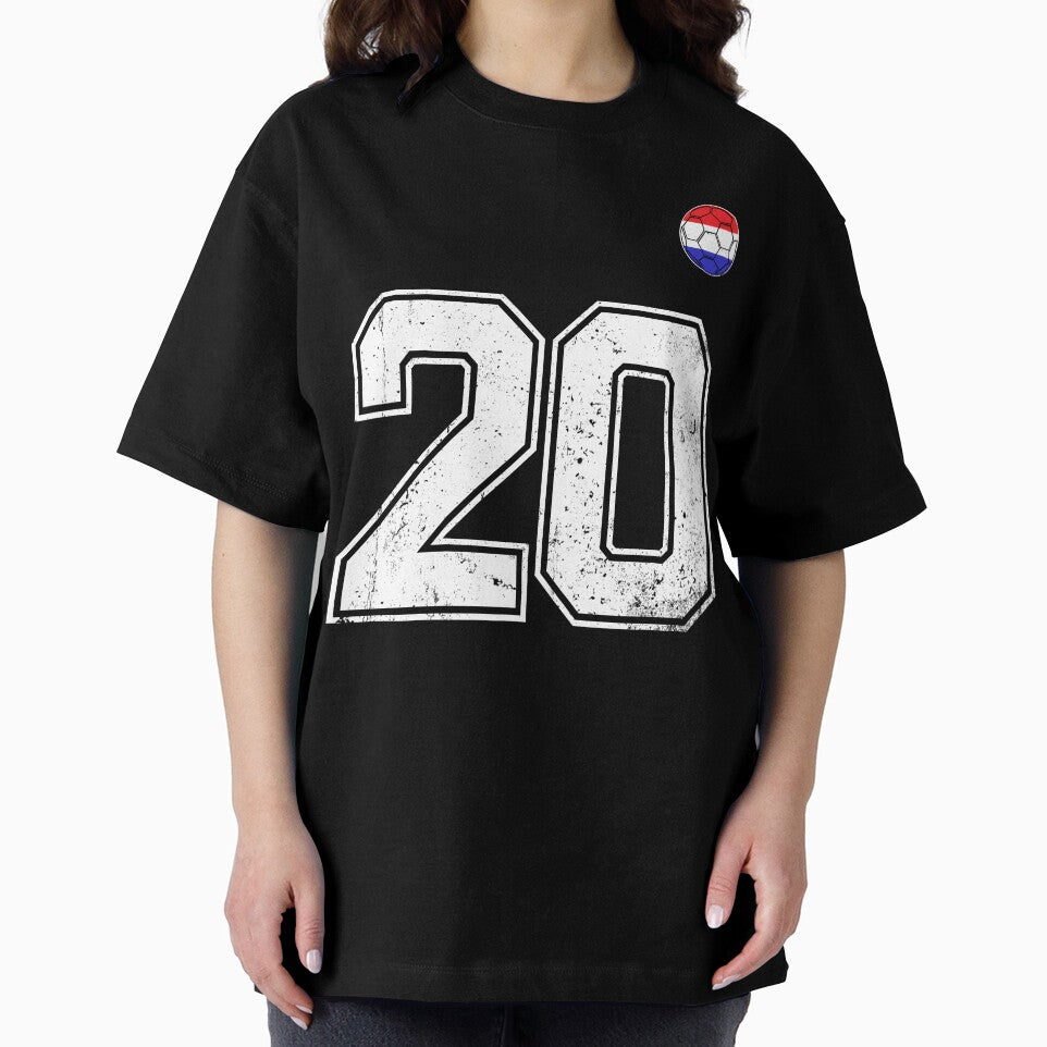 Netherlands Soccer Number 20 Vintage Sports Fan by LiviuGligoros
