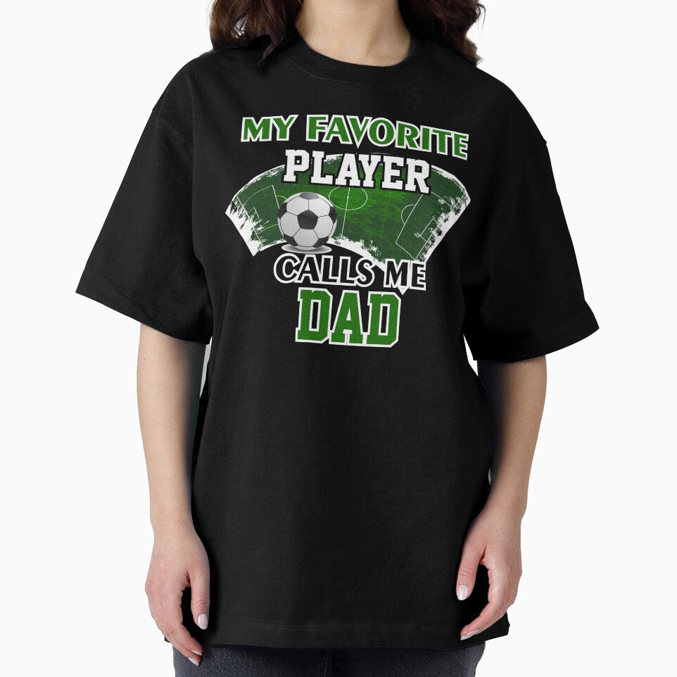 Soccer Dad Gift My Favorite Player Calls Me Dad by CreativeCrest