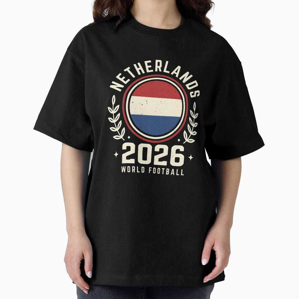 Netherlands Oranje 2026 | Vintage Football Supporter by dudelinart