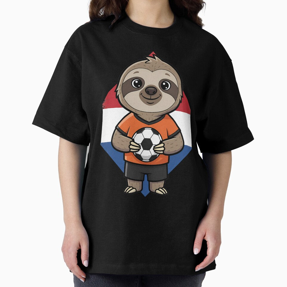 Netherlands Sloth Football Fan by k3rstman1