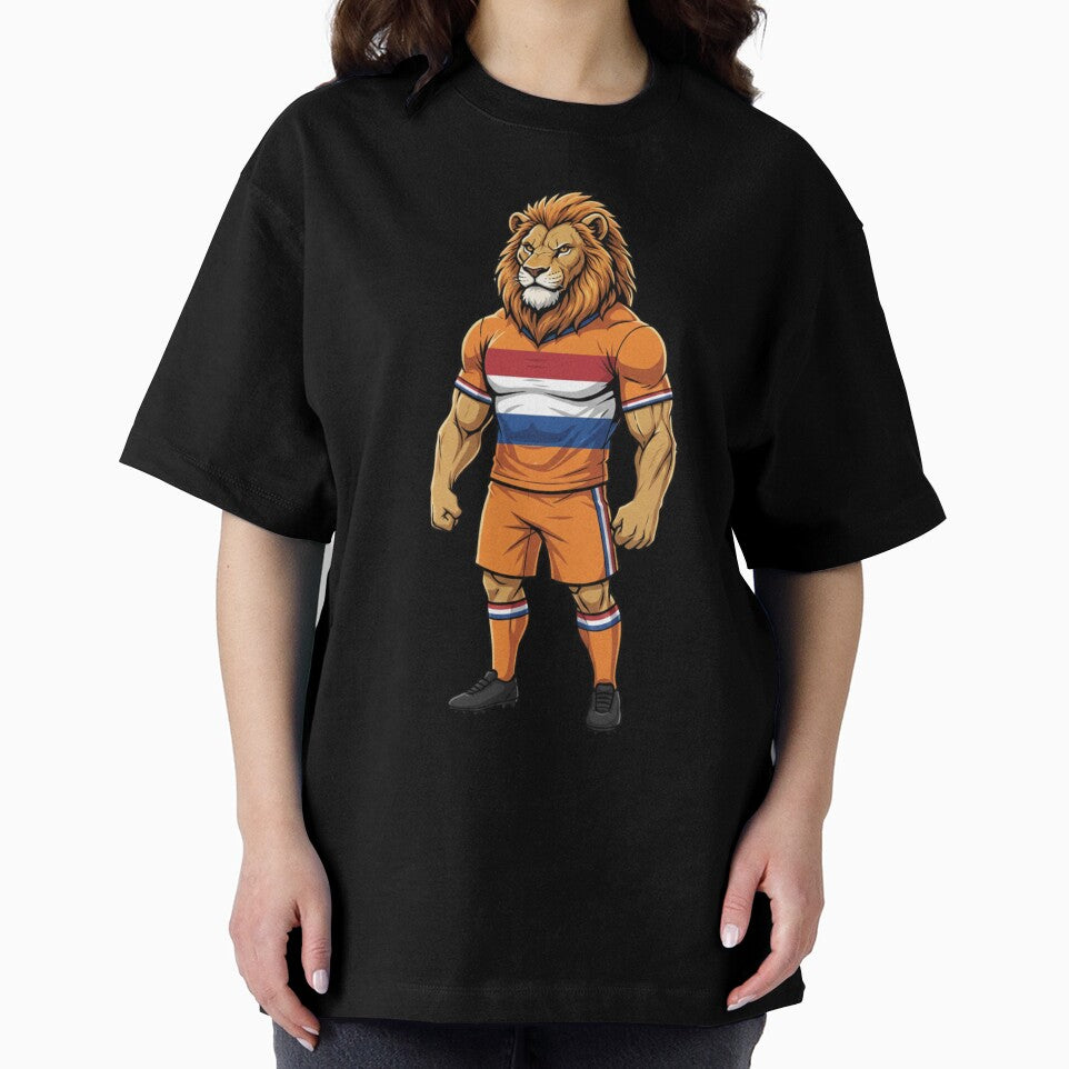 Netherlands Powerful Dutch Lion Football Mascot 2026 by ArtByKatti