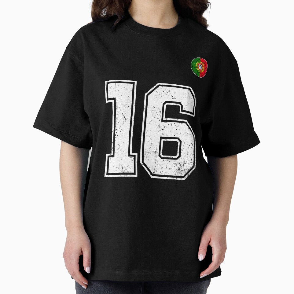 Portugal Soccer Number 16 Vintage Sports Fan by OliviaHayesArt