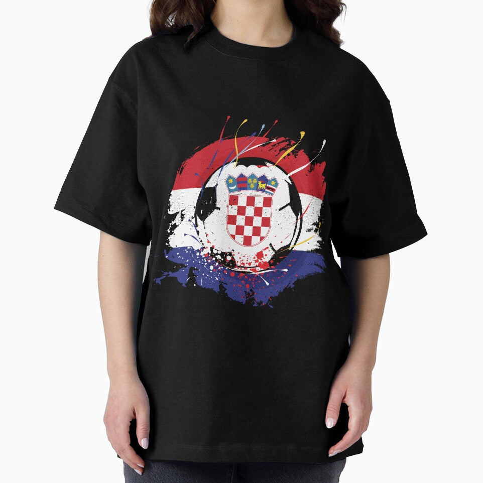 Croatia Football Croatian Flag Grunge Soccer fan by Designer-Girl