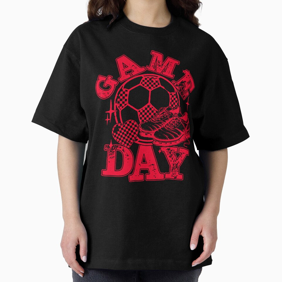 Game Day Soccer – Retro Varsity Sports Spirit Design by kiralynstration