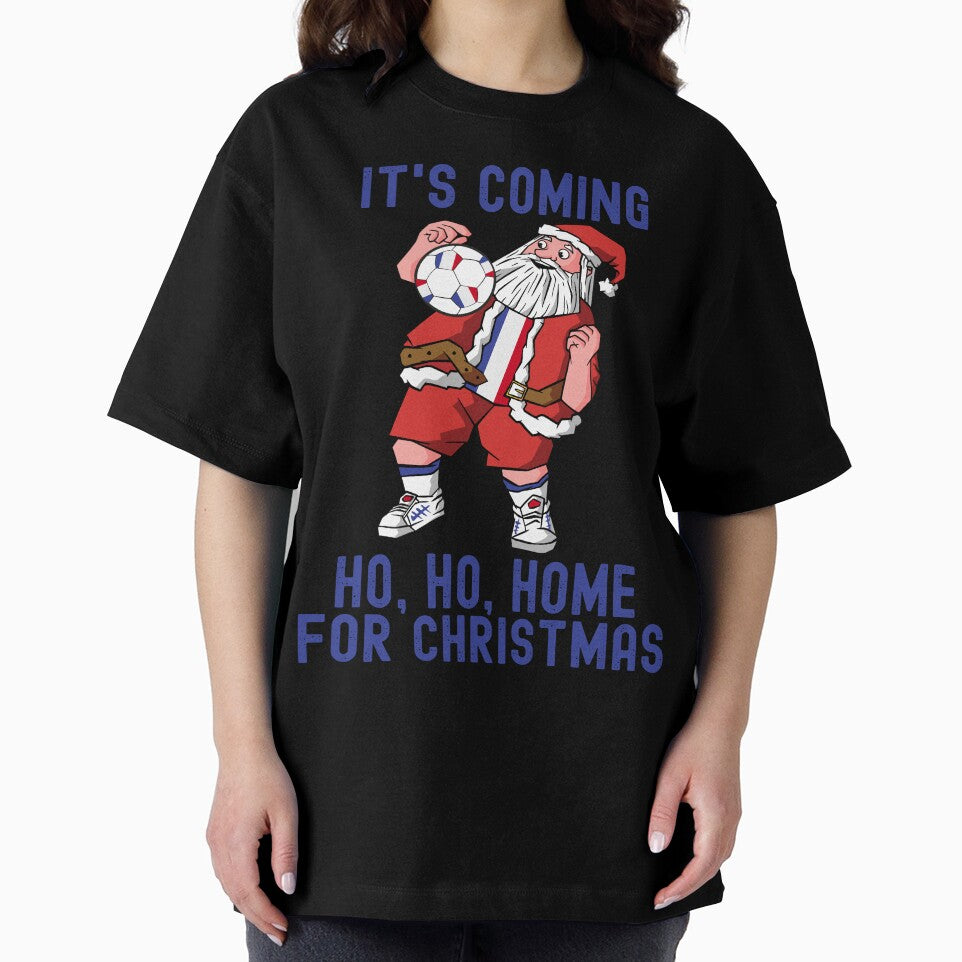 It's Coming Ho, Ho, Home For Christmas France Flag Kid Mens by pipsmerch