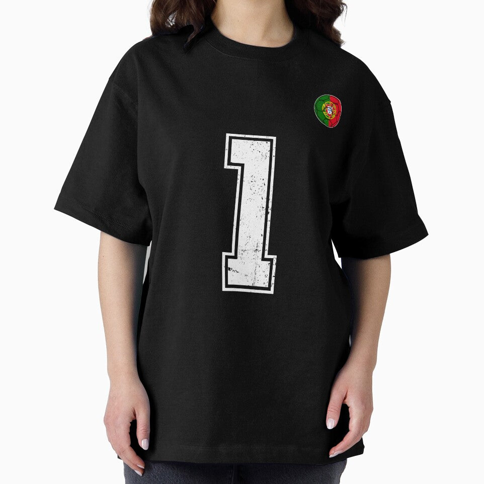 Portugal Soccer Number 1 Vintage Sports Fan by LiviuGligoros