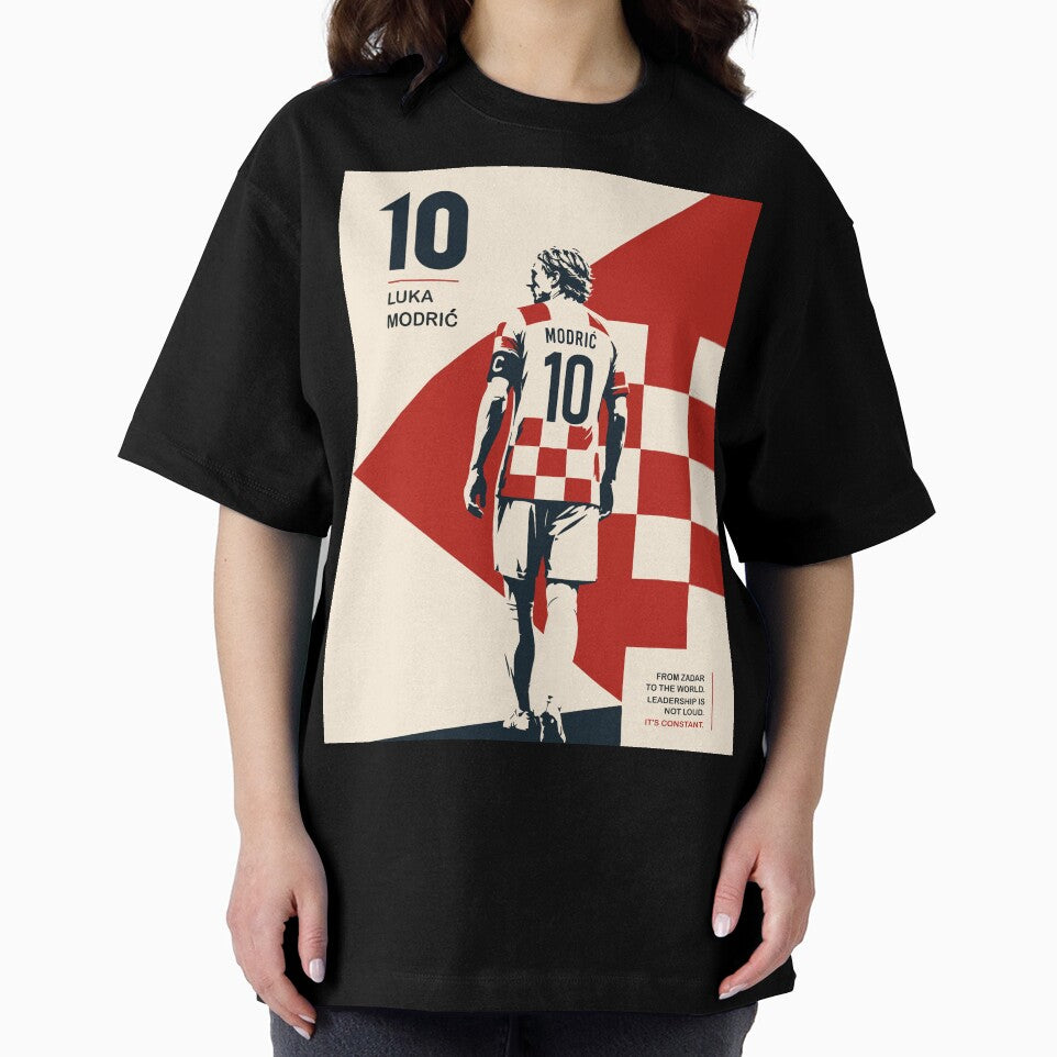 Luka Modrić Minimalist Football Poster, Croatia Soccer Art, Sports Print, Modern Athlete Illustration by Studio pod Burom