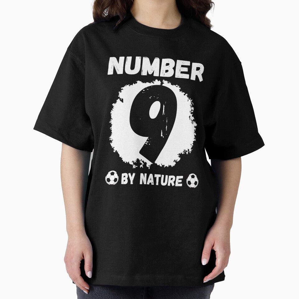 Numer 9 for Soccer, Football Natural Striker by KrisRubinArt