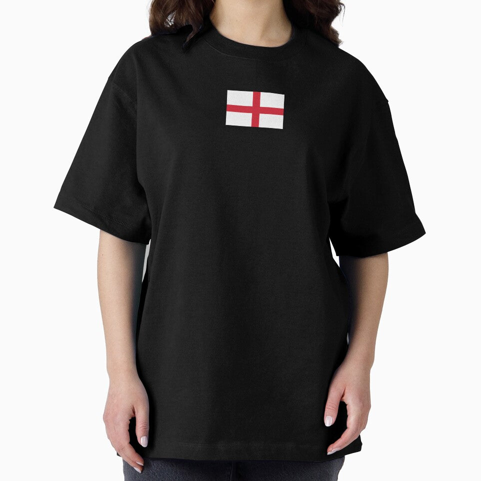 England Flag (Small on Red) by STUDIO-72