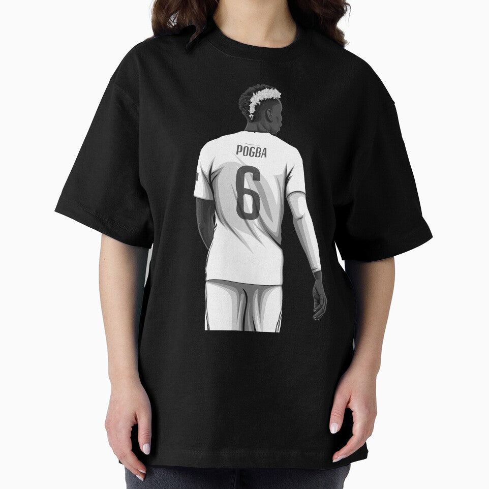 Paul Pogba Black and White Version by Aldduardo