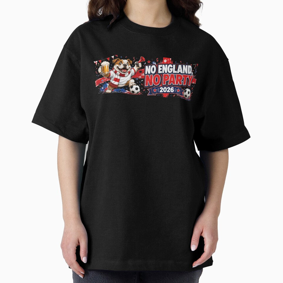 England World Cup 2026 No England No Party Football Fan Design by UrbanKangaroo