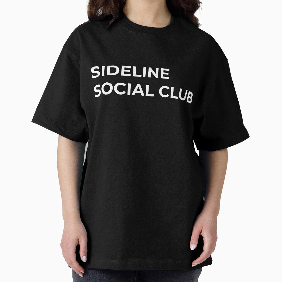 Sideline Social Club – Soccer Mom Dad Sideline Humor Shirt by BetweenWhistles