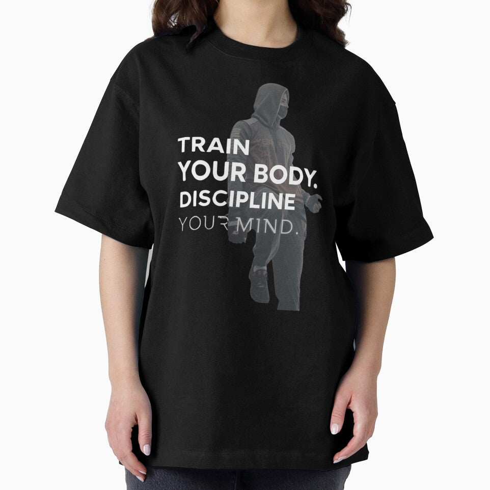 Train Your Body Discipline Your Mind Shirt | Motivational Fitness Apparel by guchieworld21