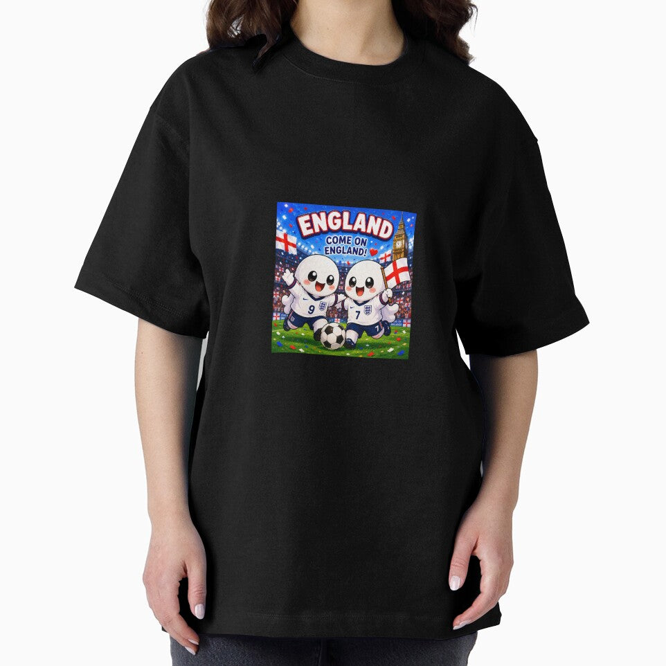 Cute England Football Ghost by QuirkNest Studio