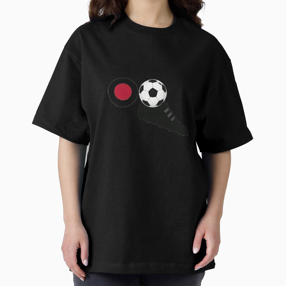 Japan Soccer Vibes – Flag, Ball & Boot Combo by thesmilngnature